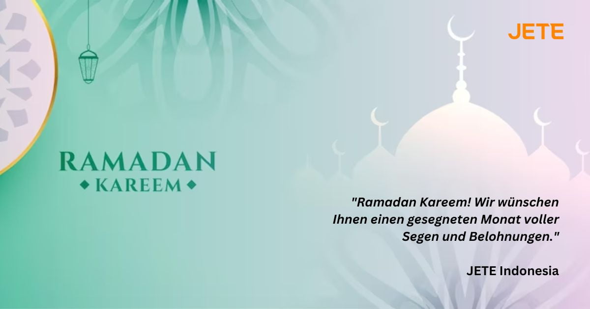Ucapan Ramadan dalam Bahasa Jerman JETE