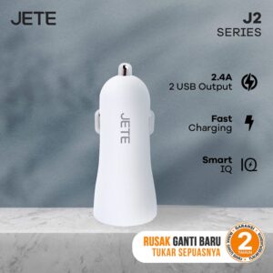 Car Charger JETE J2 2.4A