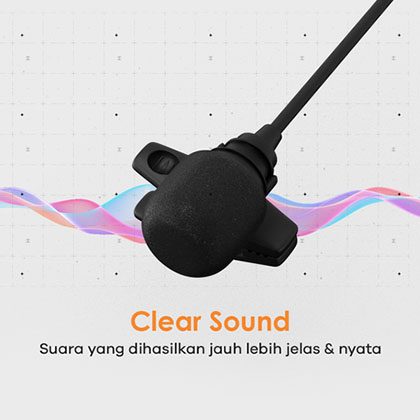 JETE M1 Series Clip On Mic with Clear Sound