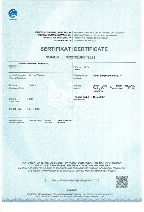 Postel JETE MS3 JETE Indonesia