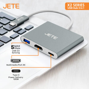 JETE X2 - USB Hub 3 in 1