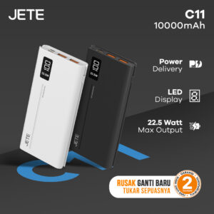 Powerbank JETE C11 Series 10.000 mAh