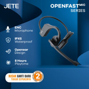 Headset bluetooth JETE Openfast + Mic