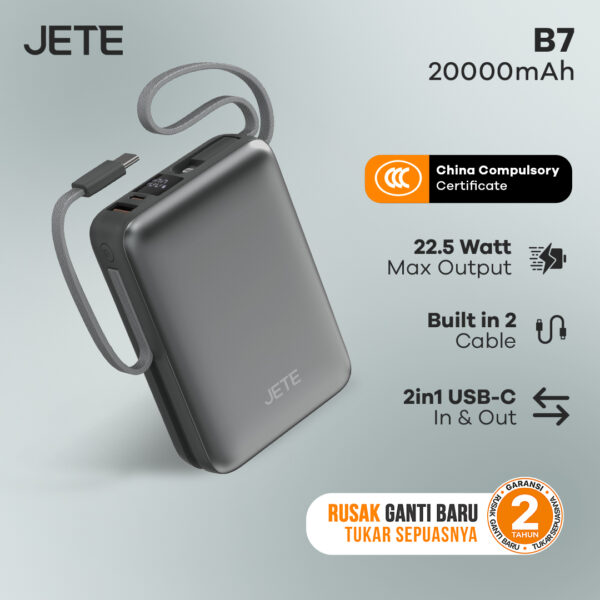Powerbank JETE B7 20.000mAh CCC