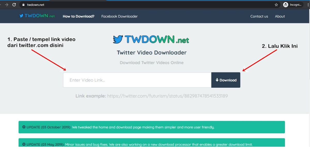 Cara Download Video di X