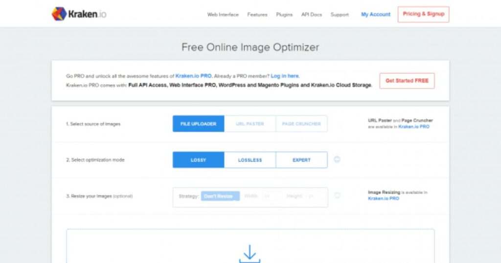 KOMPRES FOTO ONLINE - Kraken