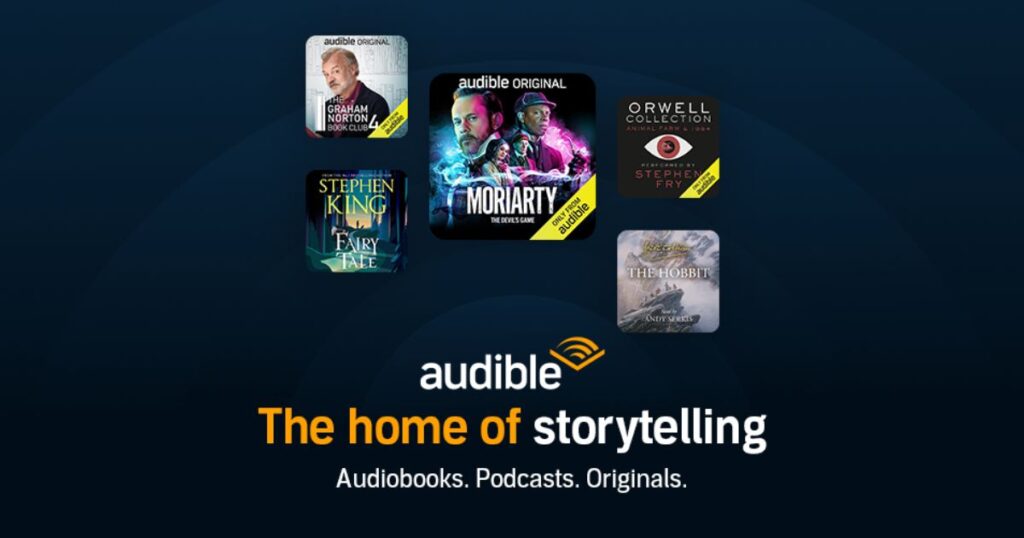 aplikasi podcast terbaik - Audible
