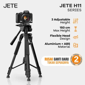 6 Rekomendasi Tripod Terbaik: JETE H11