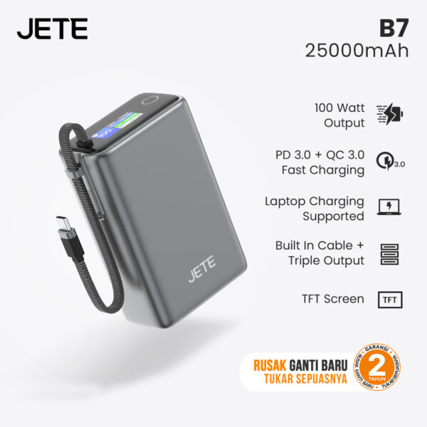 Powerbank JETE B7 25.000 mAh