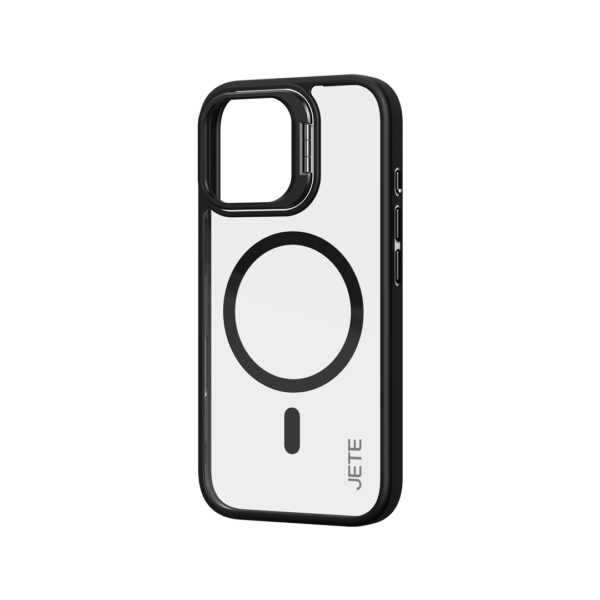 JETE Case For Iphone 16 Series Plus Pro Max - CLEAR HYBRID STANDING Slim Magnetic Transparant Casing Anti Shock Crack - Gambar 4