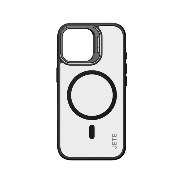 JETE Case For Iphone 16 Series Plus Pro Max - CLEAR HYBRID STANDING Slim Magnetic Transparant Casing Anti Shock Crack - Gambar 3