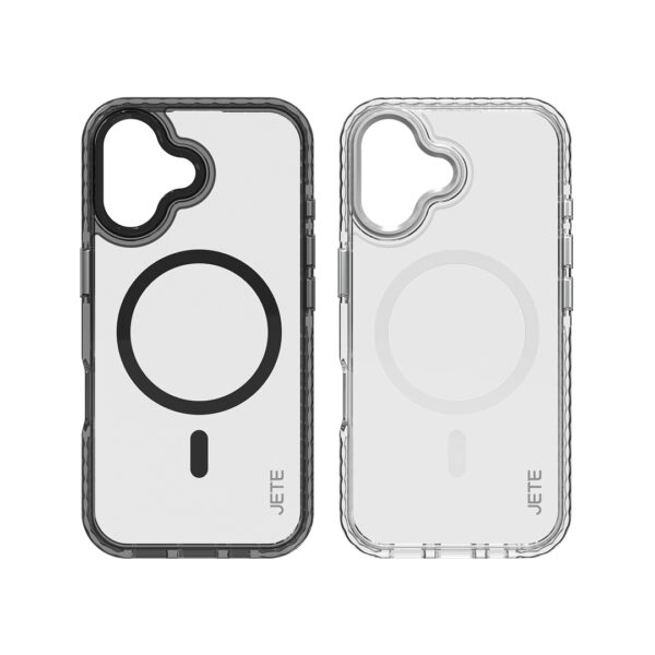 JETE Case For Iphone 16 Series Plus Pro Max - CRYSTAL WAVE Magnetic Transparant Casing Anti Shock Crack - Gambar 2