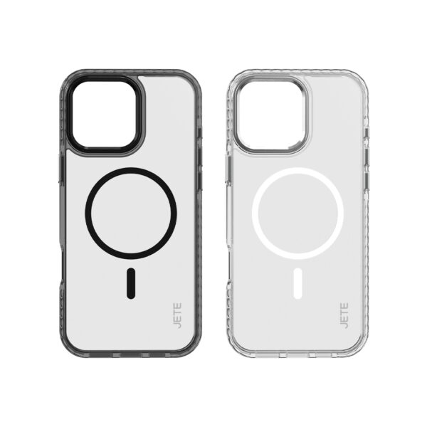 JETE Case For Iphone 16 Series Plus Pro Max - CRYSTAL WAVE Magnetic Transparant Casing Anti Shock Crack - Gambar 5