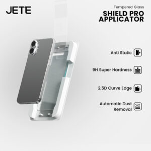 Tempered Glass JETE Shield Pro Applicator for iPhone 17 / iPhone 16 Series