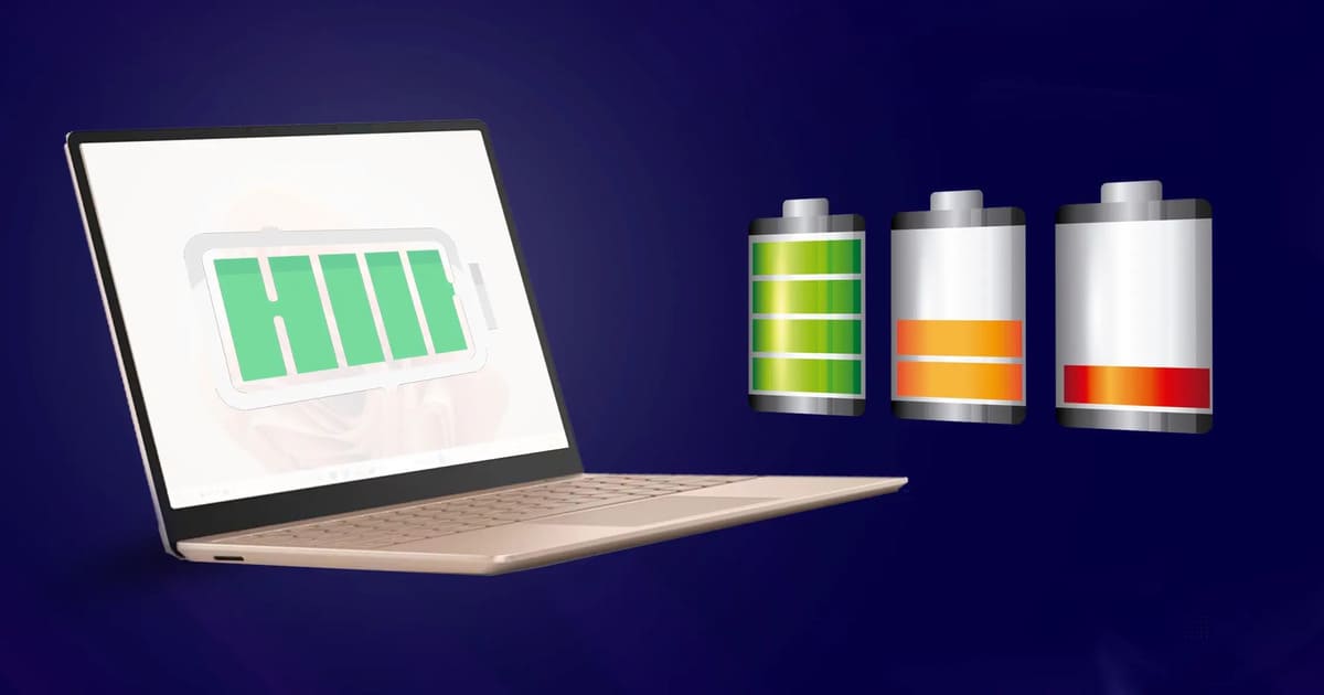 Cara Cek Kesehatan Baterai Laptop (Battery Health) di Windows