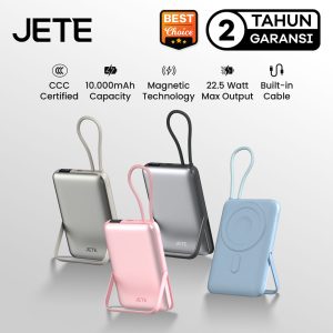 Powerbank Wireless JETE A15 10000mAh - Tersertifikasi CCC