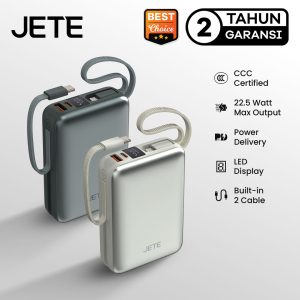 Powerbank JETE B7 20.000mAh - Tersertifikasi CCC