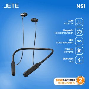 Earphone Bluetooth JETE NS1