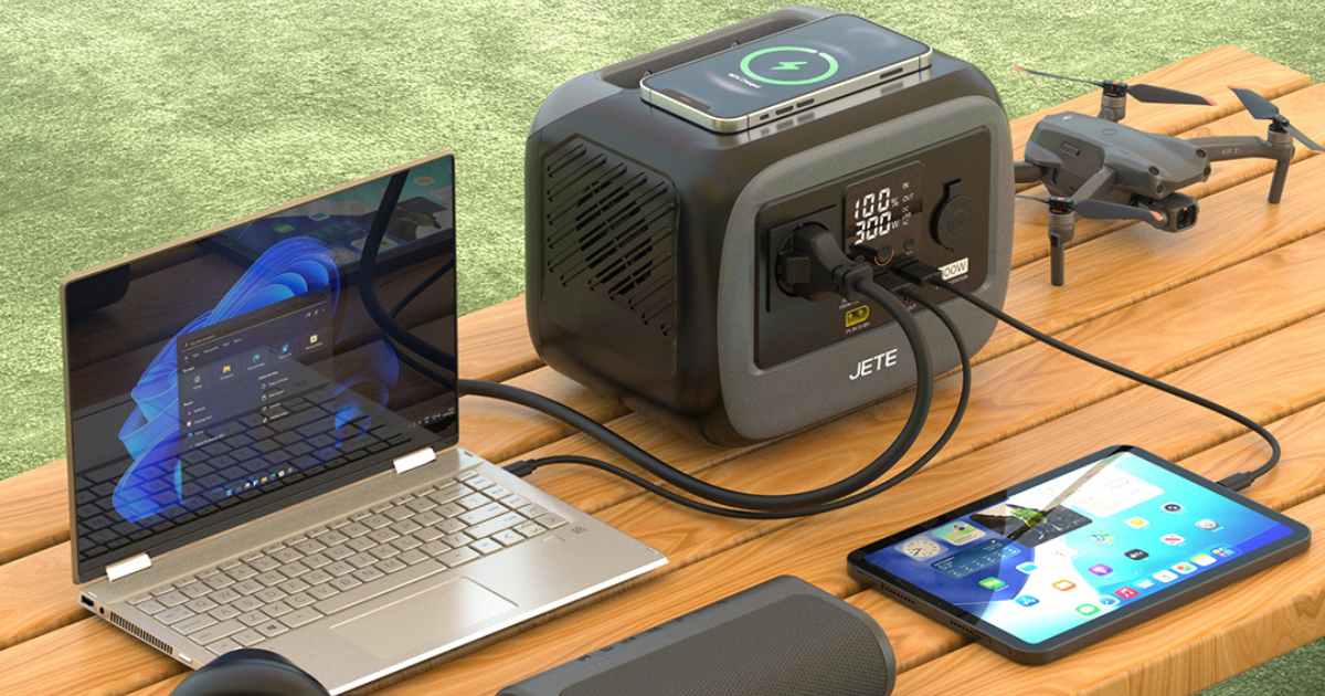Spesifikasi JETE PS300 - Isi Daya Banyak Perangkat
