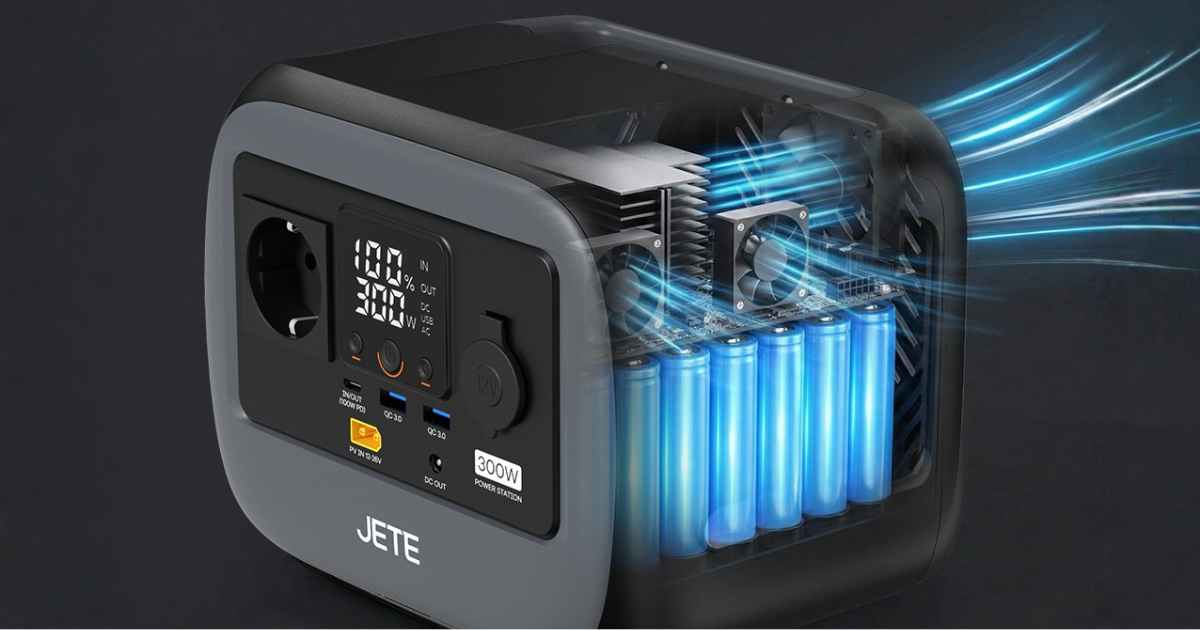 Spesifikasi JETE PS300 - Ketahanan Baterai Tangguh