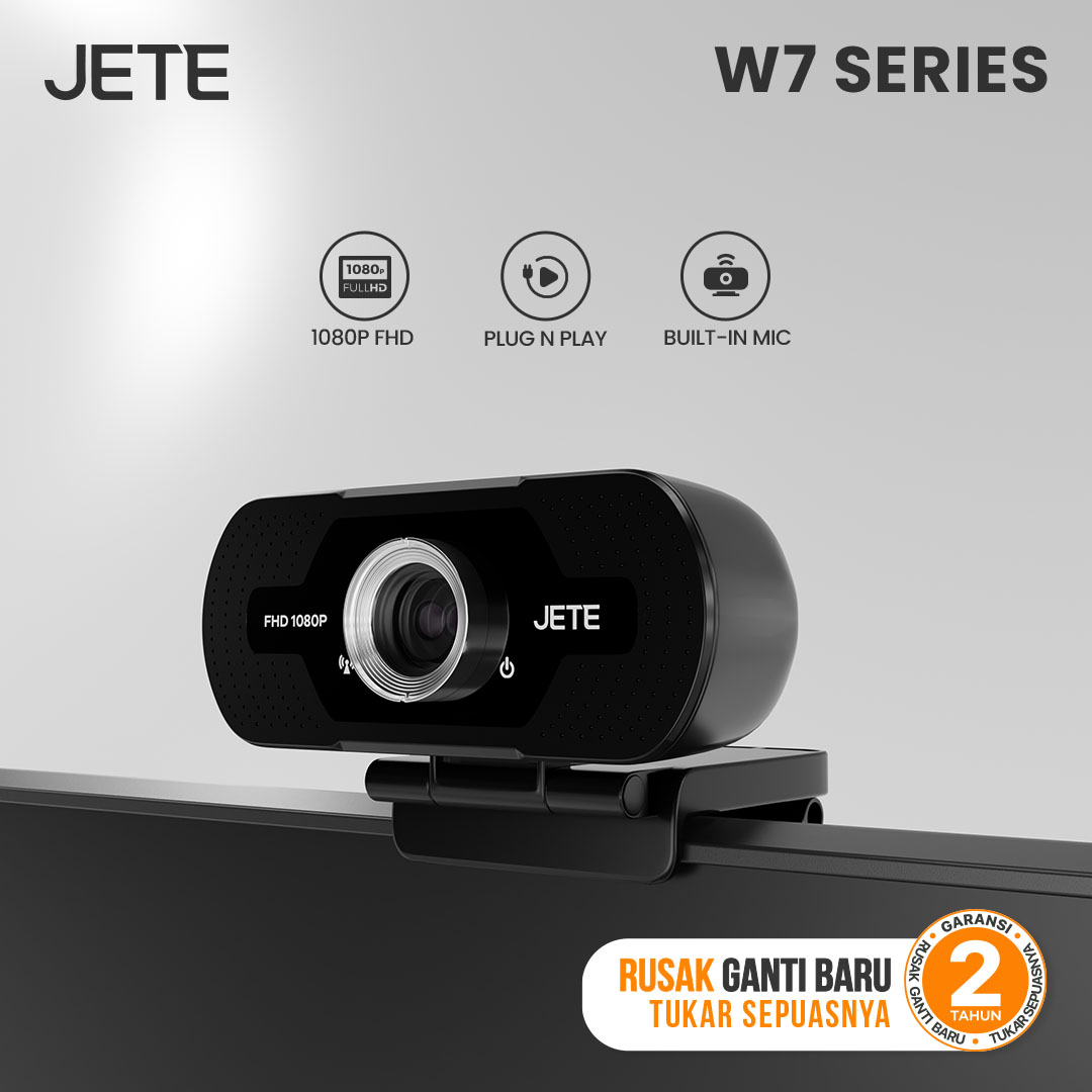 JETE W7 Webcam Full HD 1080px
