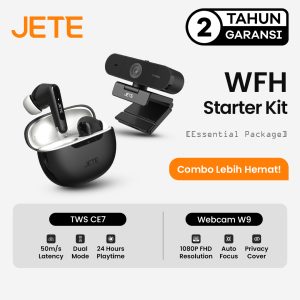 JETE WFH Starter Kit – Essential 1 (Webcam W9 & TWS CE7)