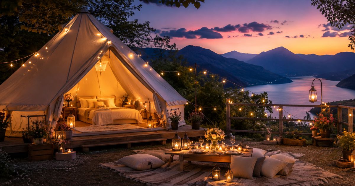 glamping romantis