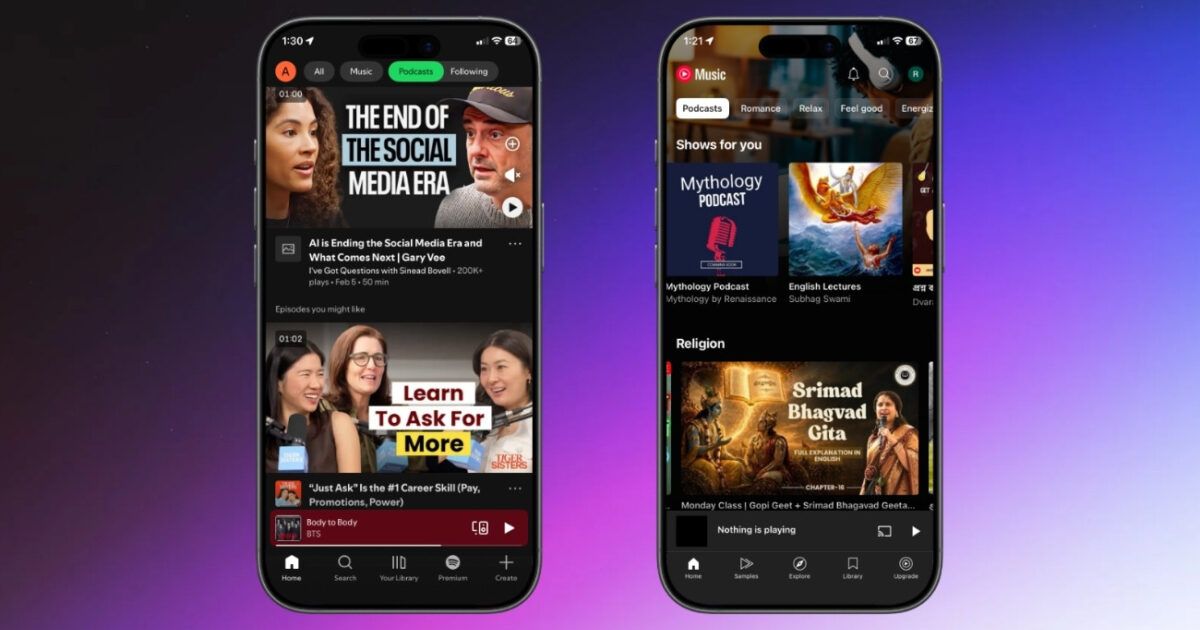 perbedaan YouTube Music dan Spotify