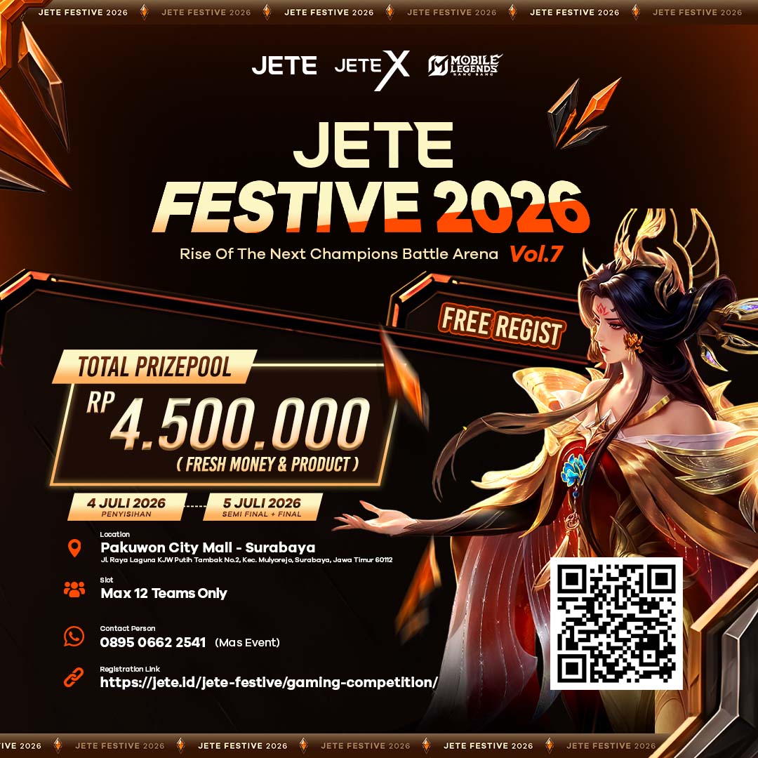 JETE FESTIVE - GAMING COMPETITION EVENT - 1080 x 1080