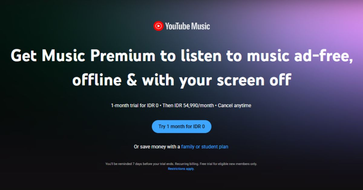 Cara Download Lagu YouTube musik premium
