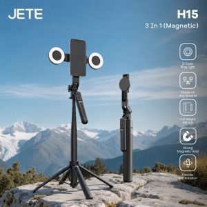 Tripod JETE H15 MAGSAFE + RING LIGHT 3 IN 1