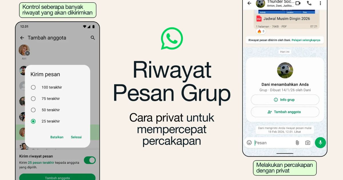 Fitur Baru Grup Chat WhatsApp