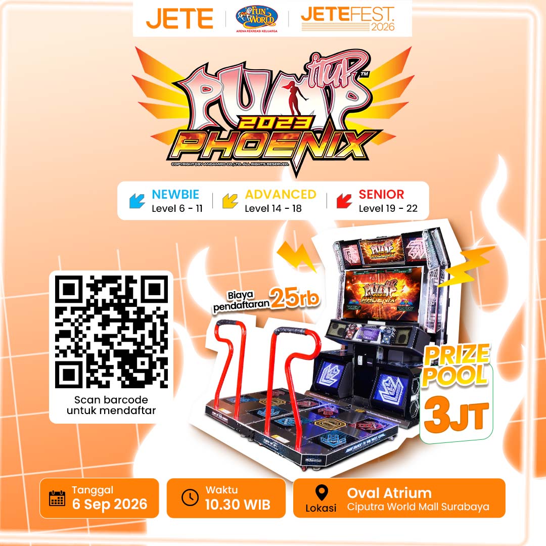 JETEFEST - PUMP competition - PIU JETE Fest - 1080 x 1080