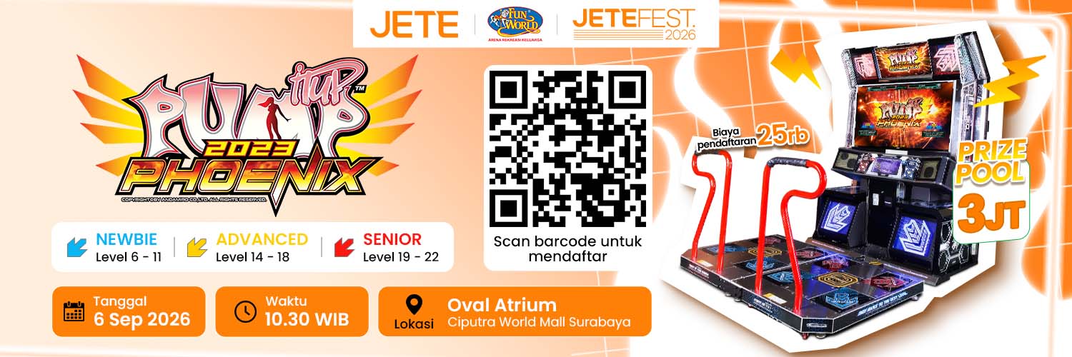 JETEFEST - PUMP competition - PIU JETE Fest - 1500 x 500