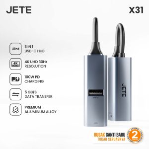 JETE X31 - USB Hub 3 in 1