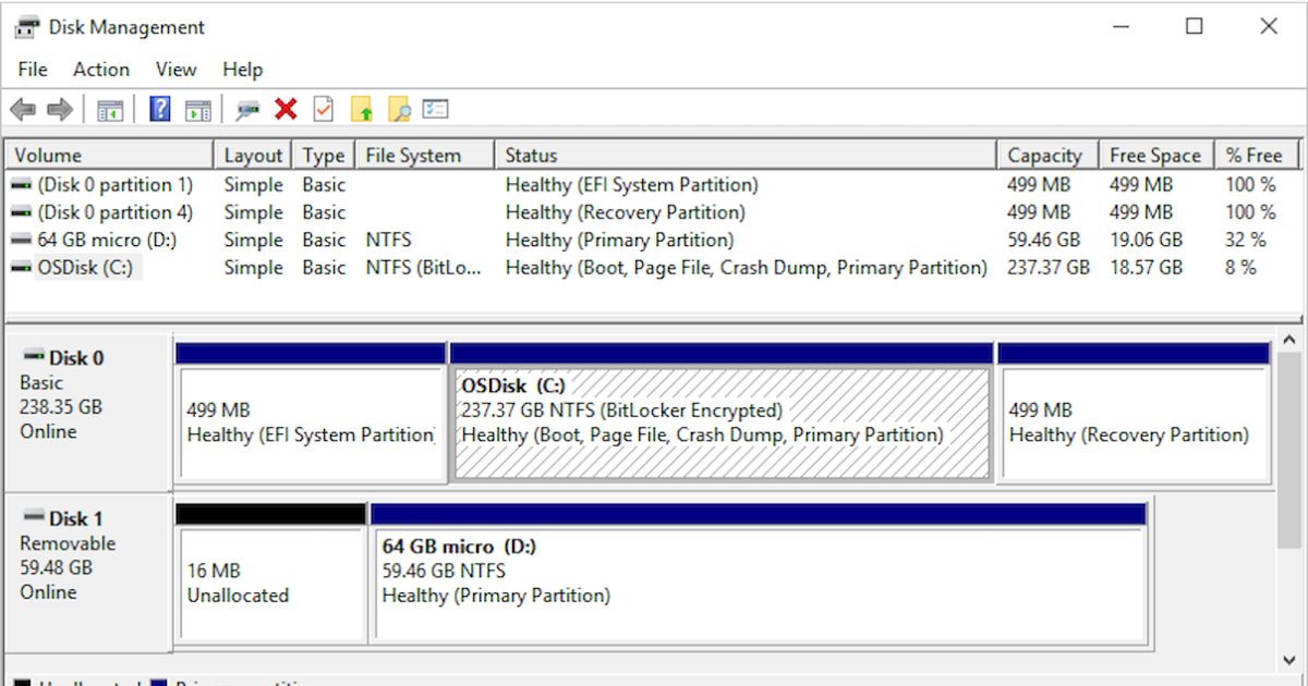 Aplikasi untuk Format SD Card Windows Disk Management