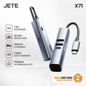 JETE X71 - USB Hub 7 in 1